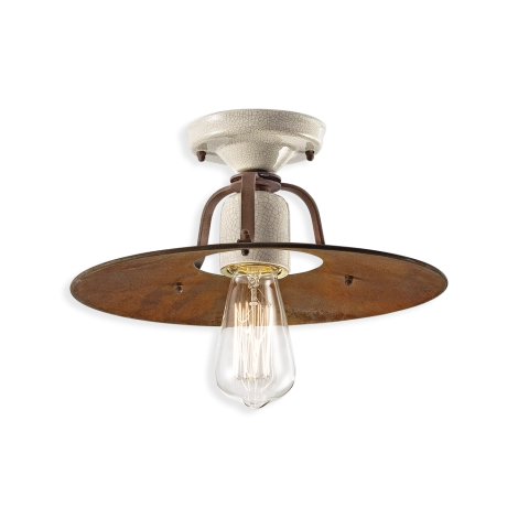 Ferroluce Grunge lampada da soffitto