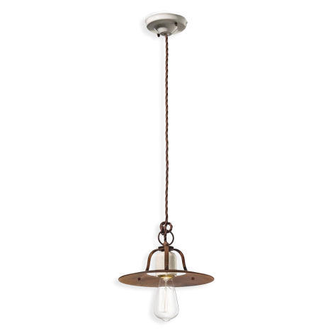 Ferroluce Grunge lampada a sospensione