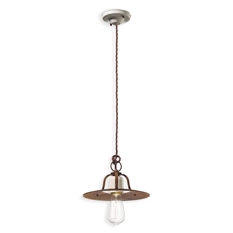 Ferroluce Grunge lampada a sospensione