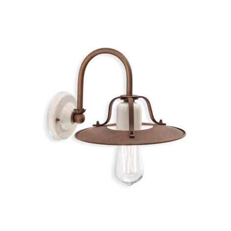 Ferroluce Grunge lampada da parete