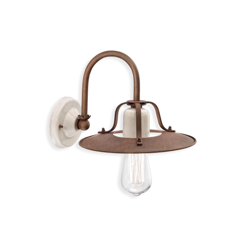 Ferroluce Grunge lampada da parete Ferroluce Grunge lampada da parete