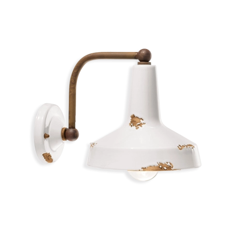 Ferroluce Vintage 4 lampada da parete