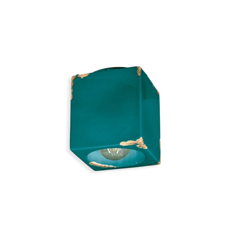 Ferroluce Vintage Square 2 lampada da soffitto