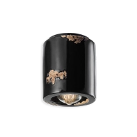 Ferroluce Vintage Round 2 ceiling spotlight