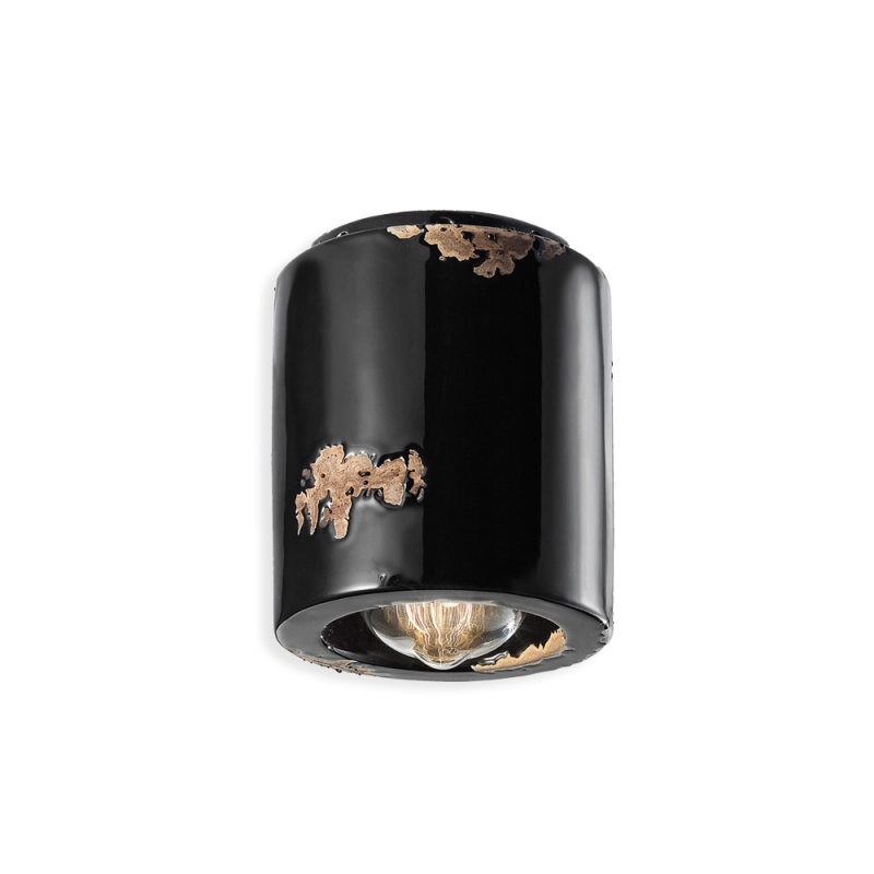 Ferroluce Vintage Round 2 ceiling spotlight