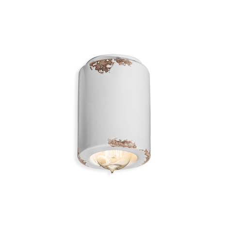 Ferroluce Vintage Round faretto da soffitto