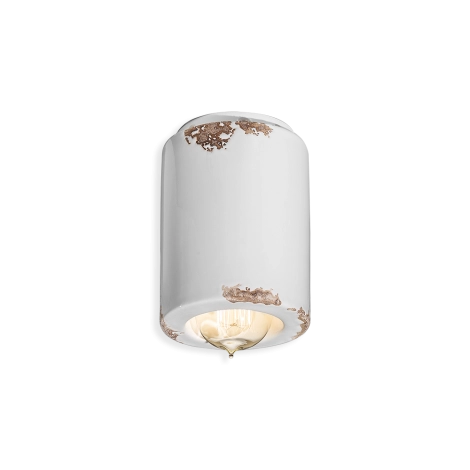 Ferroluce Vintage Round ceiling spotlight