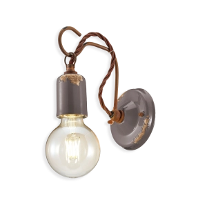 Ferroluce Vintage 3 lampada da parete