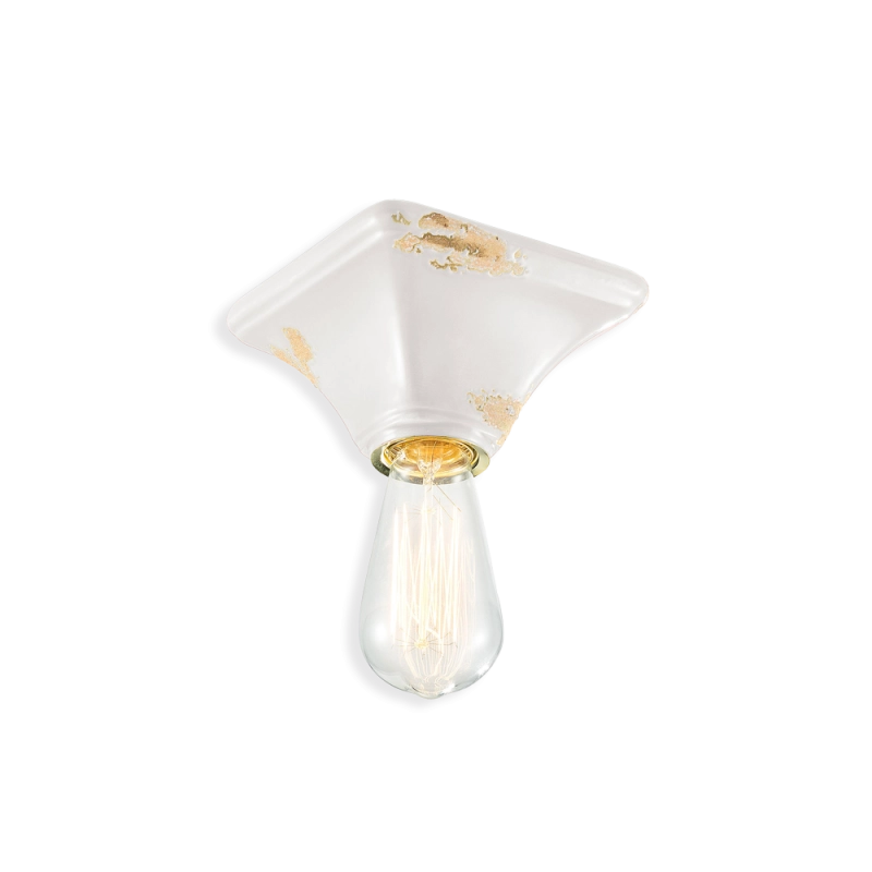 Ferroluce Vintage Square ceiling lamp