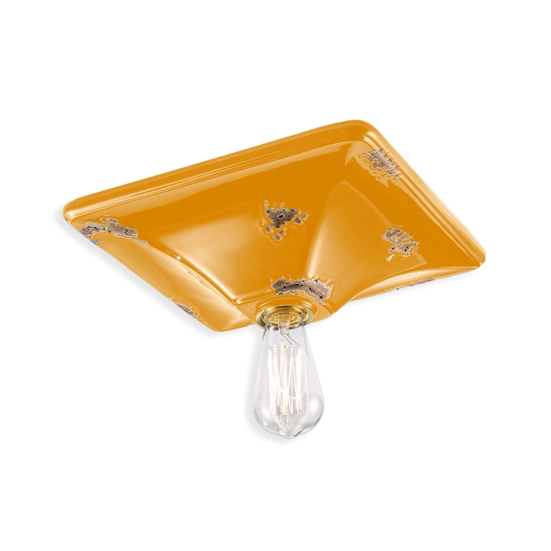Ferroluce Vintage Square lampada da soffitto Ferroluce Vintage Square lampada da soffitto