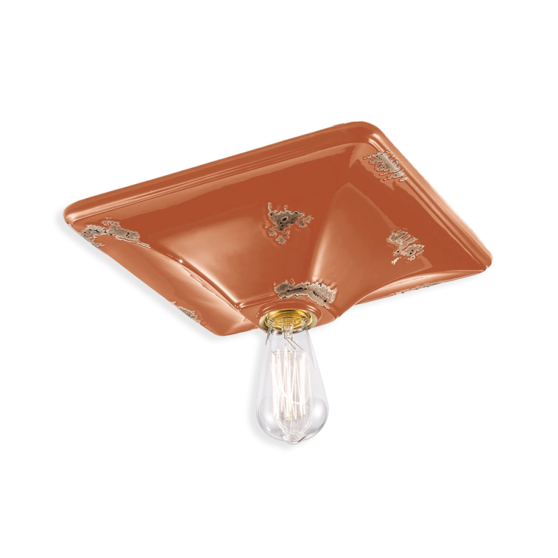 Ferroluce Vintage Square lampada da soffitto Ferroluce Vintage Square lampada da soffitto