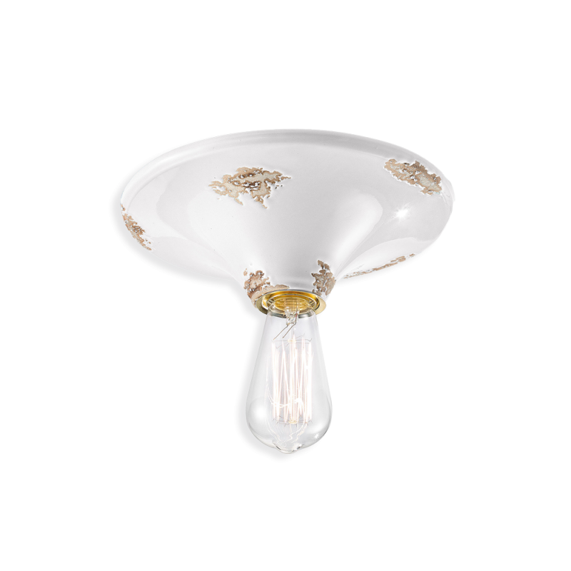 Ferroluce Vintage Round Ceiling Lamp