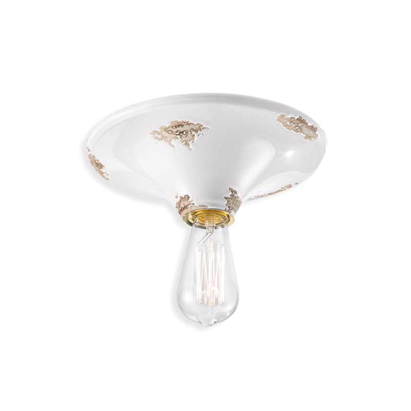 Ferroluce Vintage Round lampada da soffitto Ferroluce Vintage Round lampada da soffitto