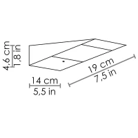 Ai Lati Solar Wall LED Lamp With Twilight Sensor Panel And