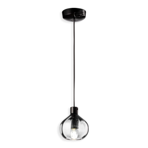 Ferroluce Afoxe' Glass suspension Lamp