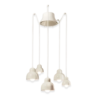 Ferroluce Berimbau suspension lamp