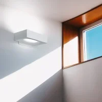 Artemide Melete LED 3000K Applique Wall Lamp Dimmable White By
