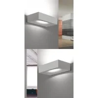 Artemide Melete LED 3000K Applique Wall Lamp Dimmable White By