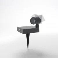 Ai Lati Solar Garden LED Spotlight With Picket Twilight Sensor Ai Lati Solar Garden LED Spotlight With Picket Twilight Sensor