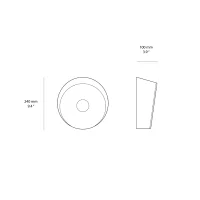 Foscarini Lumiere wall and ceiling lamp