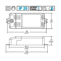 TCI MICRO MD IGBT-TRIAC 10W 500mA DC Alimentatore Elettronico TCI MICRO MD IGBT-TRIAC 10W 500mA DC Alimentatore Elettronico