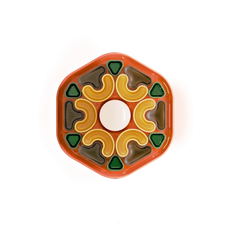 Ferroluce Phytia Multicolor lampada da parete