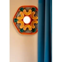 Ferroluce Phytia Multicolor lampada da parete
