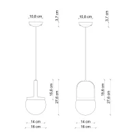 Ferroluce Habea suspension lamp