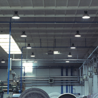 Ideallux Dundi 450 Sospensione Industriale 70W G12 Campana In