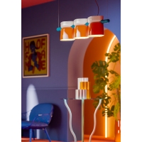 Ferroluce Yakitori suspension lamp
