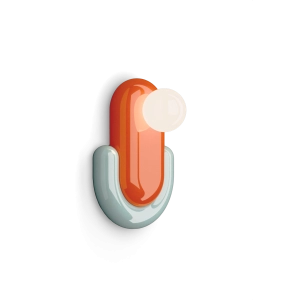 Ferroluce Eclair lampada da parete