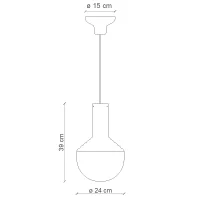 Ferroluce Selaron suspension lamp
