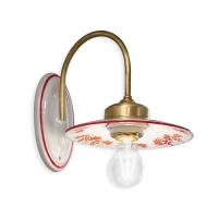 Ferroluce Asti lampada da parete