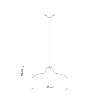 Ferroluce B&W 4 suspension lamp