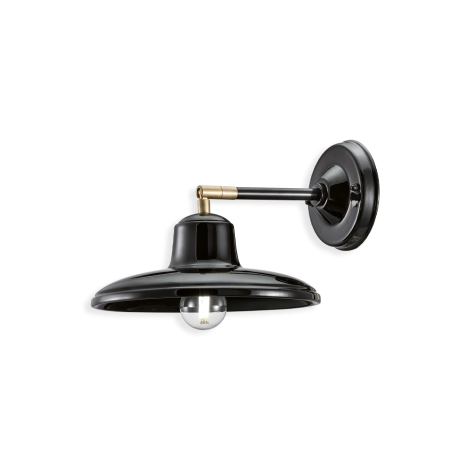 Ferroluce B&W 3 lampada da parete