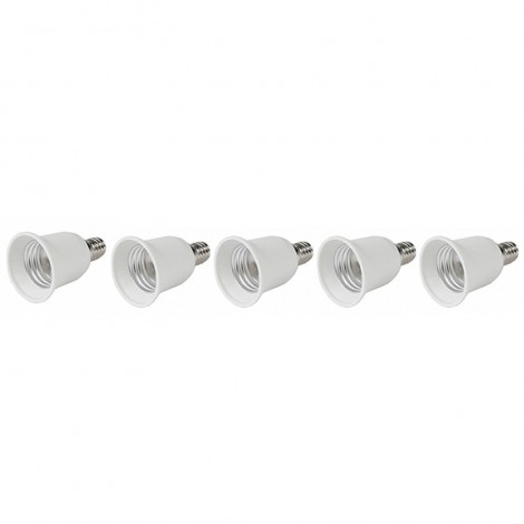 Lampo Adapter From E14 to E27 Lampholder Converter