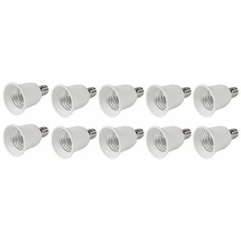 Lampo Adapter From E14 to E27 Lampholder Converter