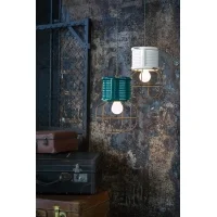 Ferroluce Industrial 6 lampada a sospensione
