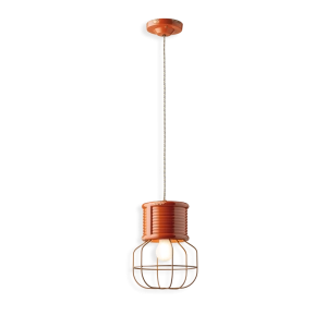 Ferroluce Industrial 6 lampada a sospensione