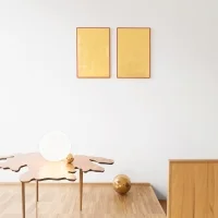 Flos Copycat lampada da tavolo oro 24k
