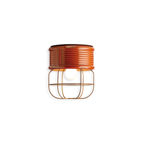 Ferroluce Industrial 2 lampada da soffitto