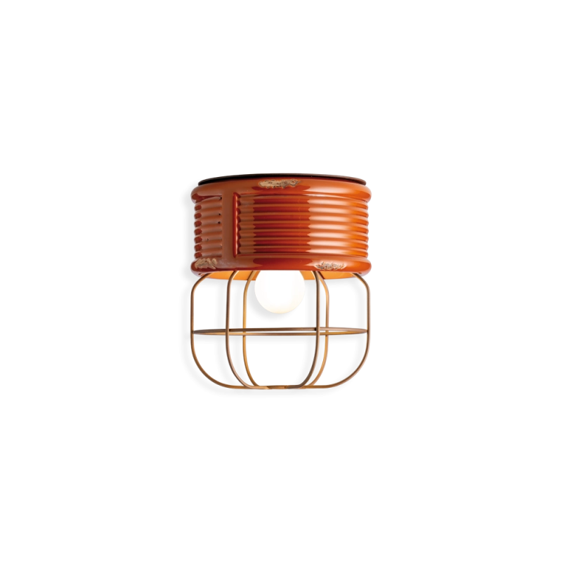 Ferroluce Industrial 2 lampada da soffitto
