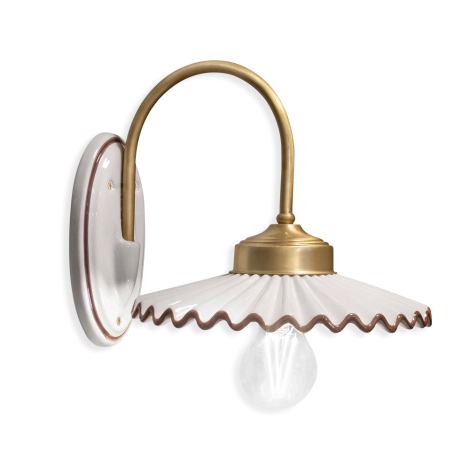 Ferroluce L'Aquila lampada da parete