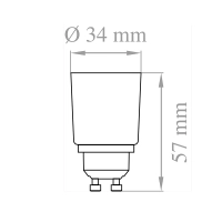 Lampo Adattatore Da GU10 a E27 Convertitore Portalampada