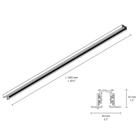 Flos Global Track three-phase recessed track Flos Global Track three-phase recessed track