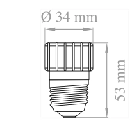 Lampo Adattatore Da E27 a GU10 Convertitore Portalampada