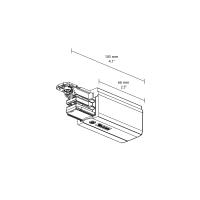 Flos left connector for Global Track system
