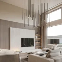 Vibia Slim 0920 single suspension lamp