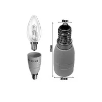 Adattatore Da E14 a E14 Convertitore Prolunga Portalampada Adattatore Da E14 a E14 Convertitore Prolunga Portalampada