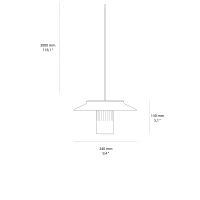 Pholc Lille 24 suspension lamp